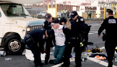 Activists Target U.S. Ports Where Weapons Leave for Israel