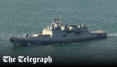 Russian warship fires shots at yacht in English Channel