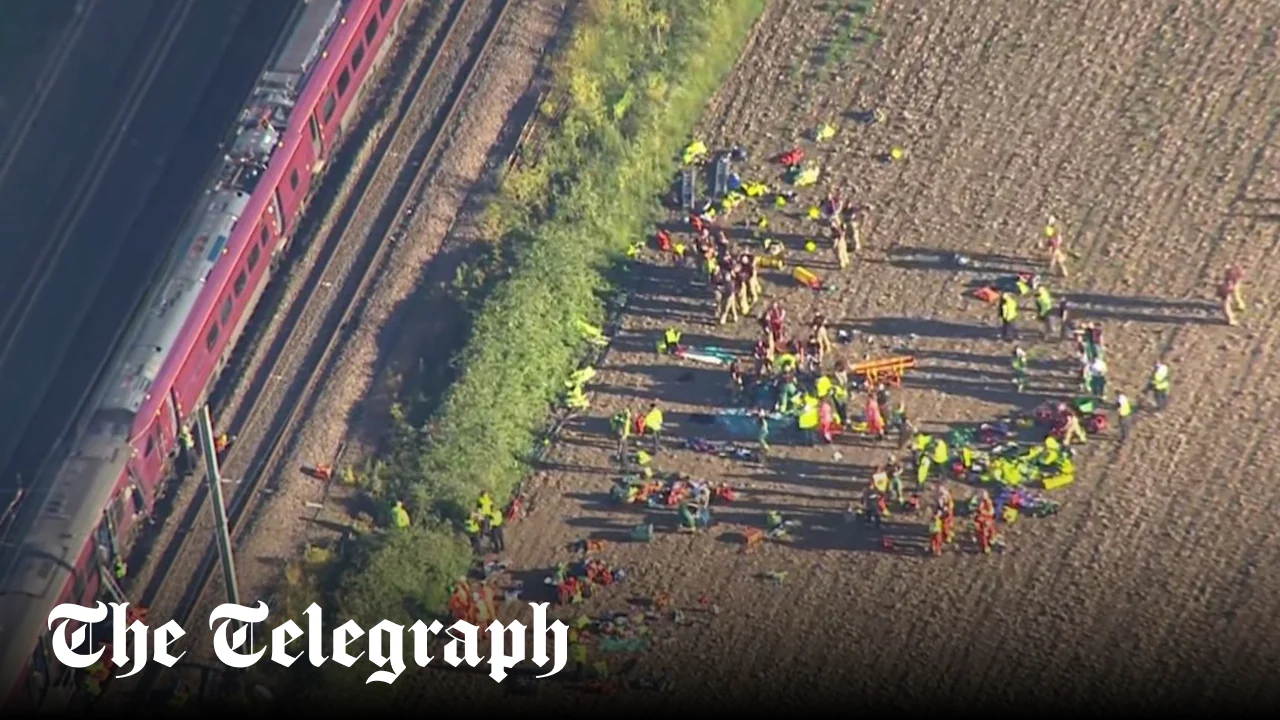 Train driver dies in rail crash near Bedford