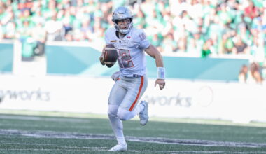 'It was a low hit': Nathan Rourke 'confused' by missed call on B.C. Lions' final drive in loss to Riders