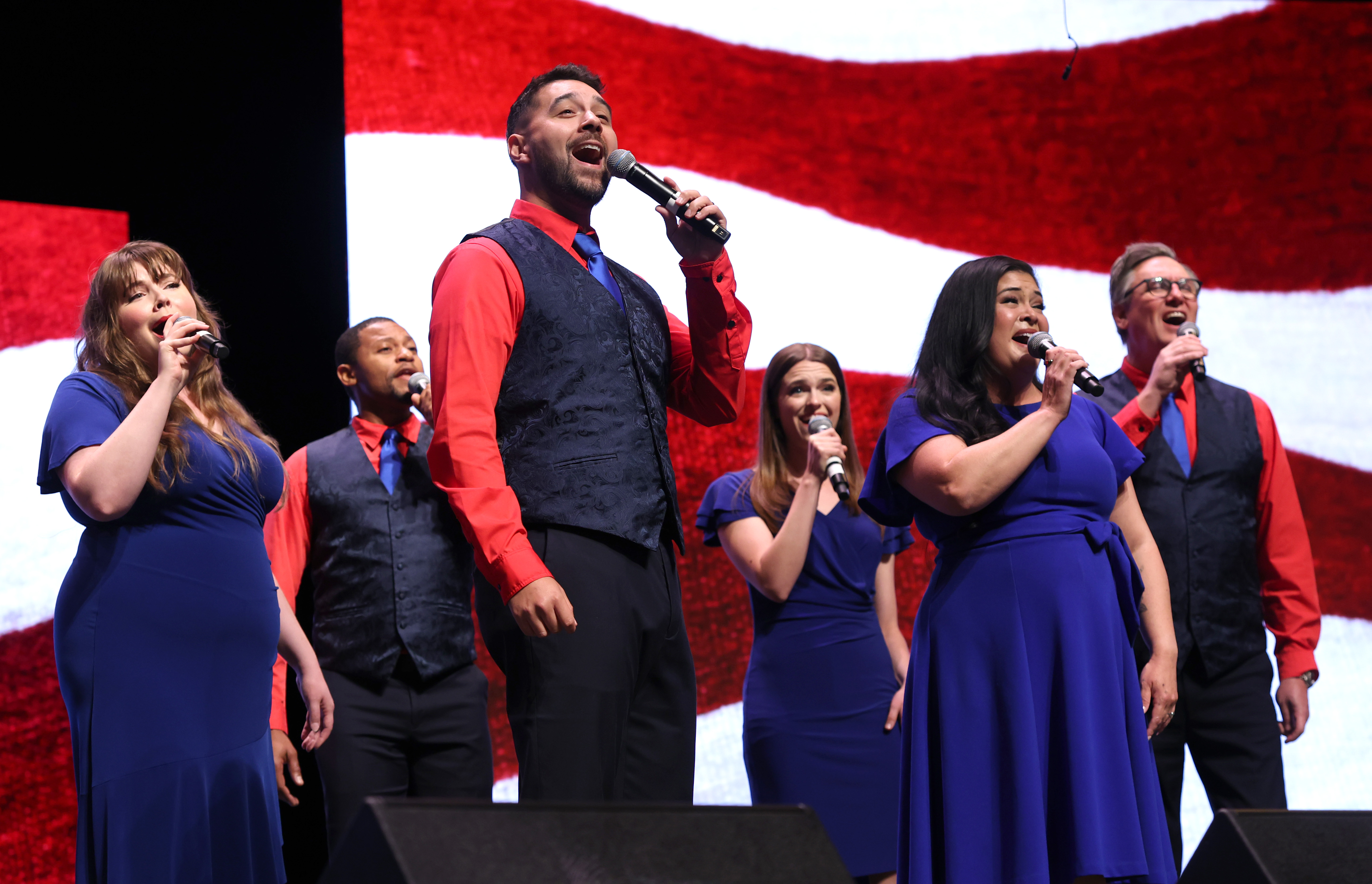 Walt Disney Worldâs âVoices of Libertyâ perform at Orange County...