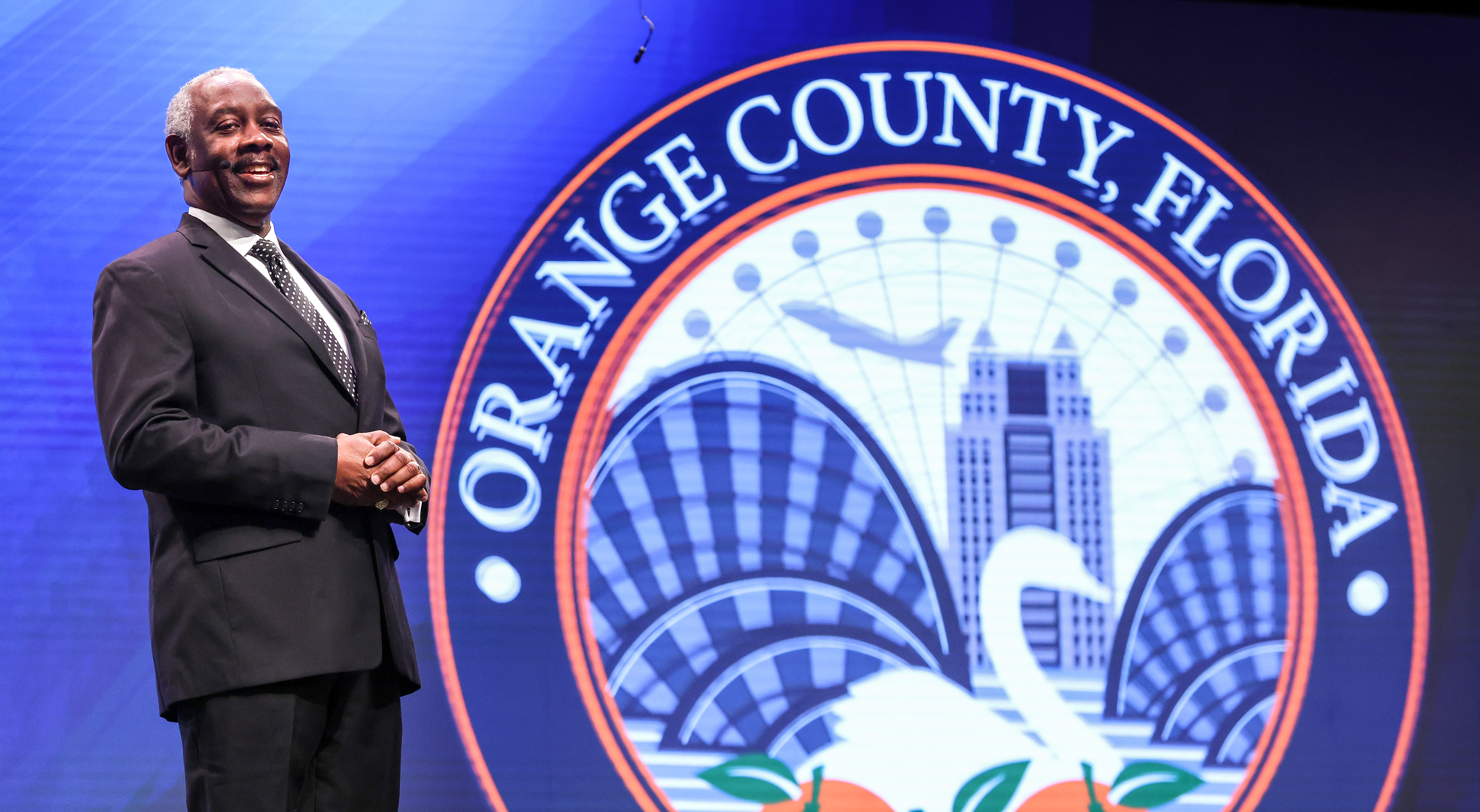 Orange County Mayor Jerry Demings delivers his final State of...