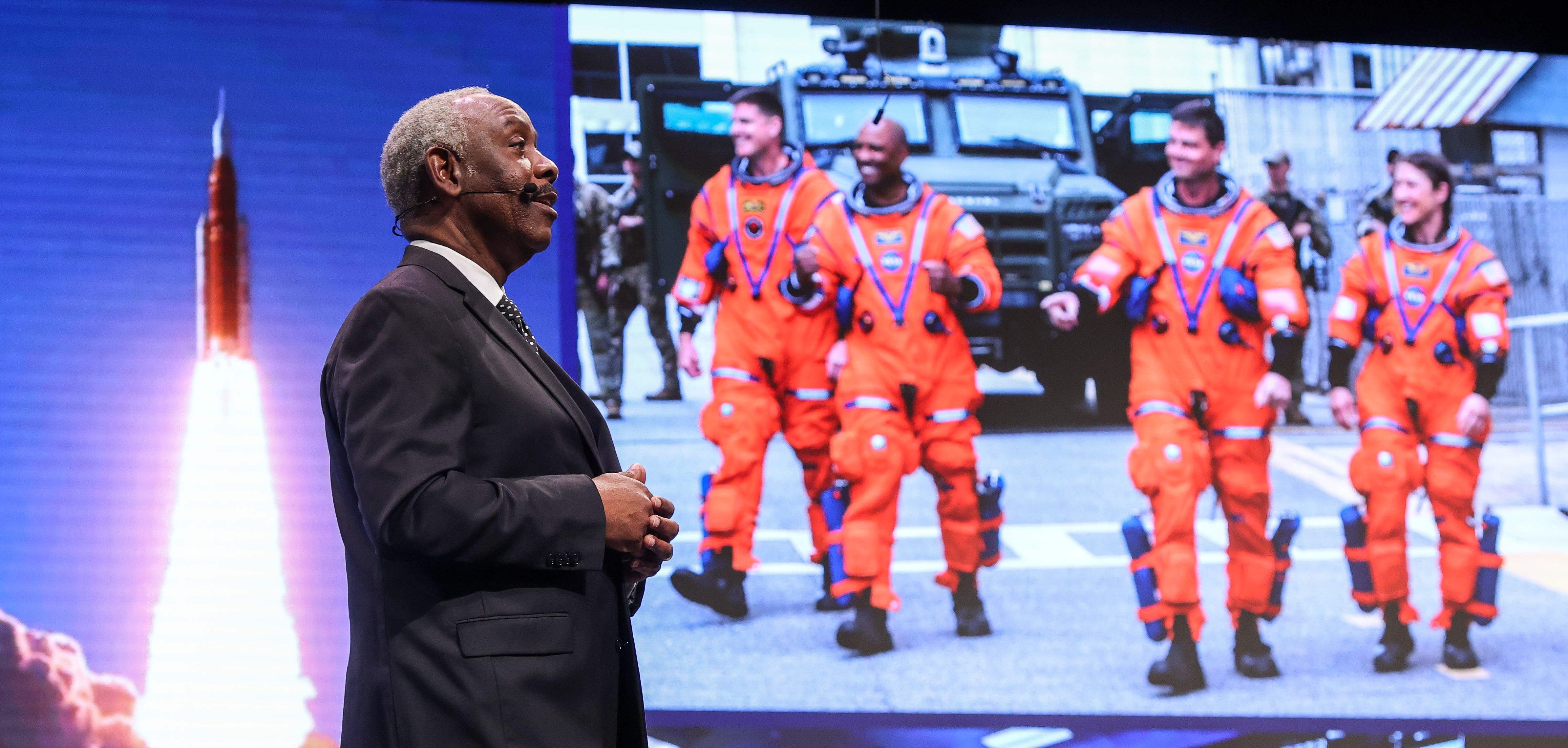Orange County Mayor Jerry Demings touts the contributions of the...
