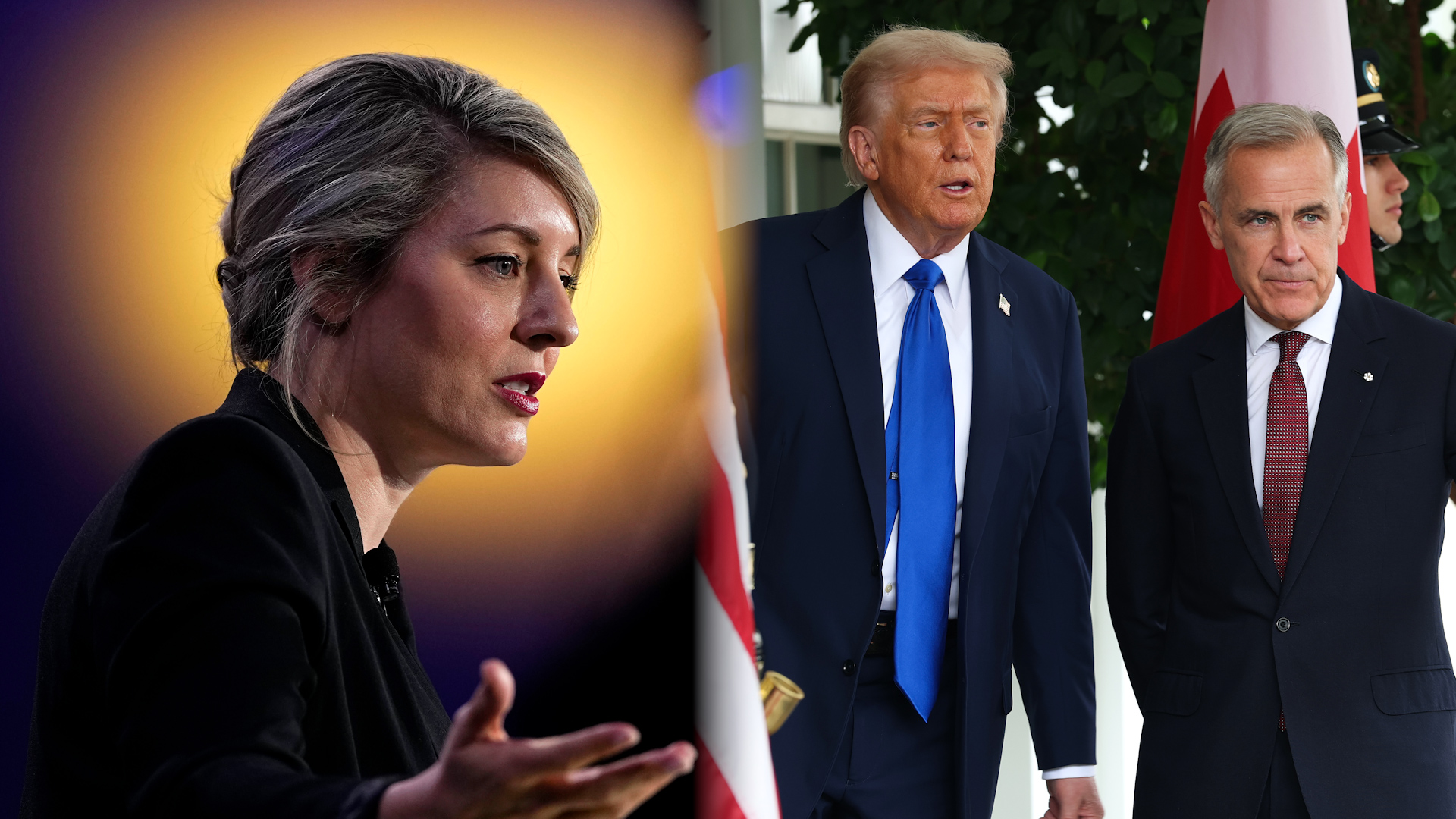 Click to play video: 'Carney is ‘constantly’ in touch with Trump as CUSMA deadline nears, Joly says'