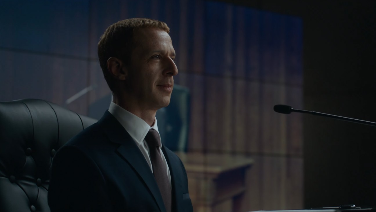 Jeremy Strong as Facebook's Mark Zuckerberg in 'The Social Reckoning' trailer
