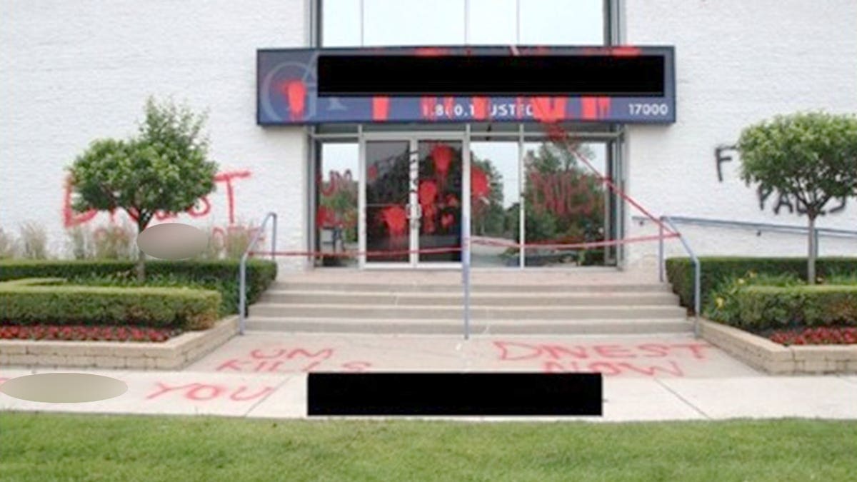 graffiti on building