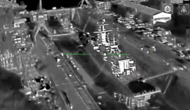 Ukrainian drones strike corvette RFS Boiky at Kronstadt