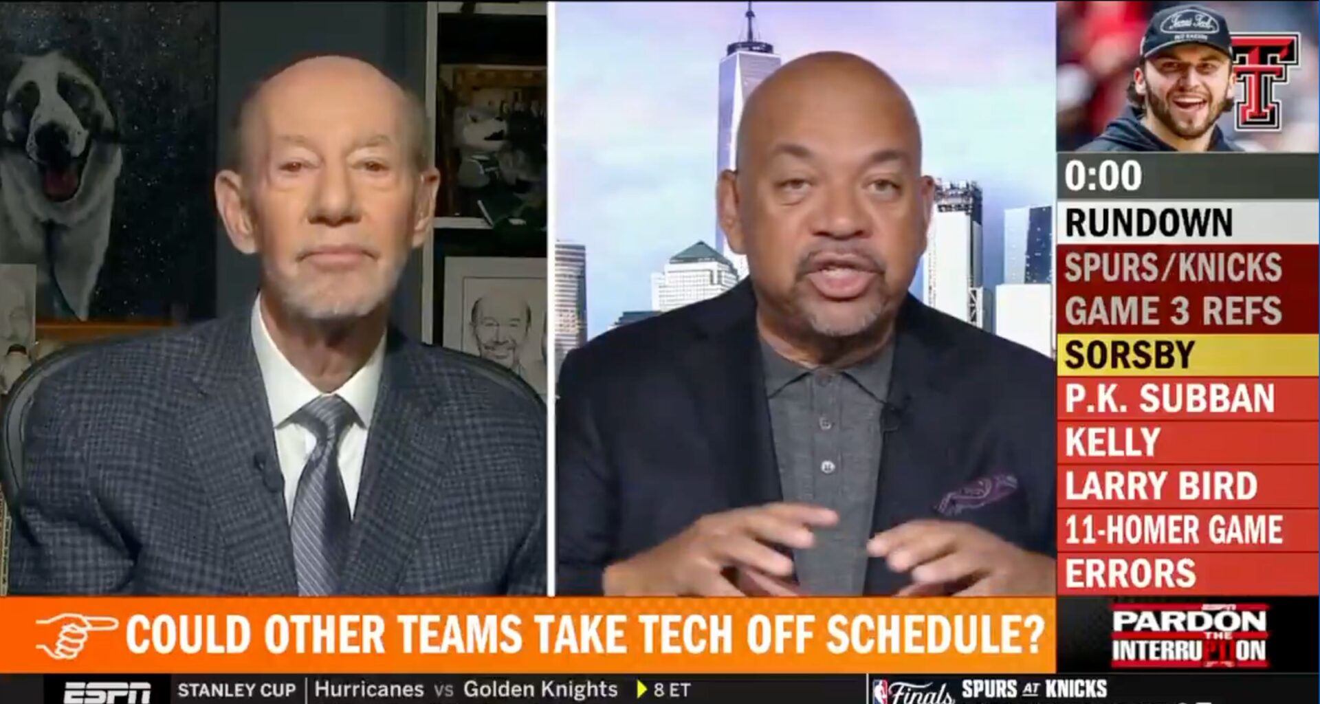 'PTI' hosts see Texas Tech-Brendan Sorsby boycotts as hypocrisy