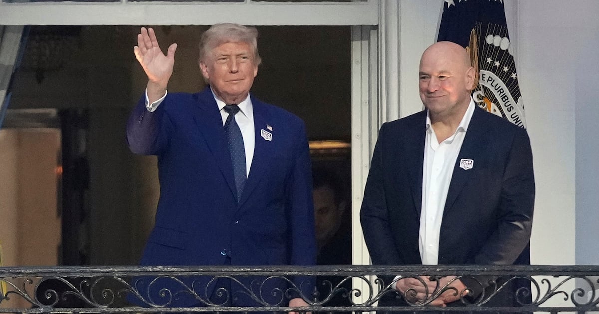 Donald Trump turns 80 and celebrates with UFC cage fighting on the White House lawn - CTV News