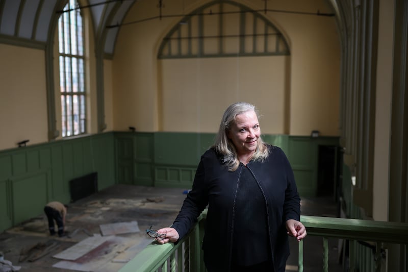 Vanessa Losty in Shodfriars Hall. Photograph: Enda O'Dowd