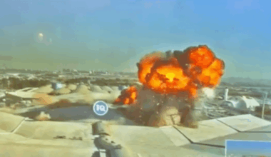 Kuwait releases CCTV footage of deadly Iranian strike on airport | US-Israel war on Iran