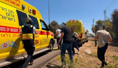 One person killed, at least 6 hurt in suspected terror shooting in central Israel