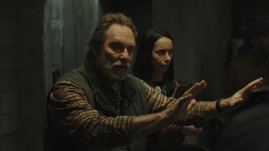 Stephen Root and Kate O'Flynn in "Widow's Bay" Season 1, Episode 10 (Apple TV)