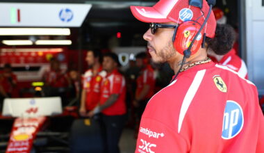 Lewis Hamilton spies 'unusual' trend after challenging Barcelona practice