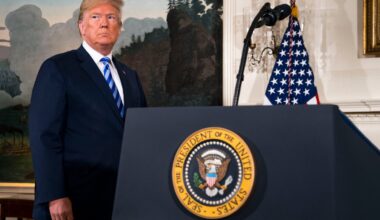 President Trump withdrew the United States from the Iran nuclear deal in 2018.