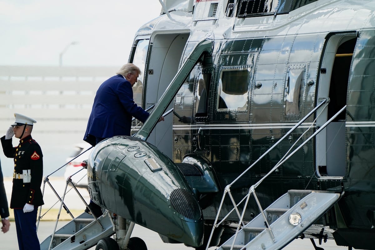 Trump heads to Camp David as questions swirl over Iran deal