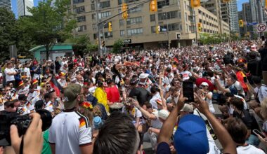 About 5,000 Germany soccer fans marched to Toronto Stadium ahead of city’s third World Cup match. Live updates here - CTV News