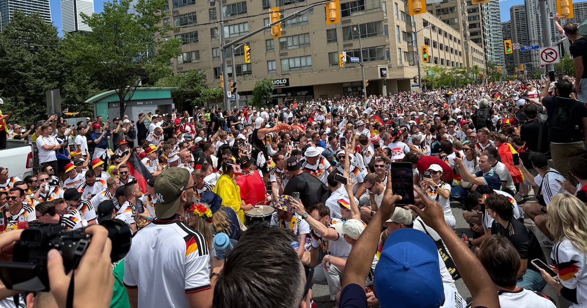 About 5,000 Germany soccer fans marched to Toronto Stadium ahead of city’s third World Cup match. Live updates here - CTV News