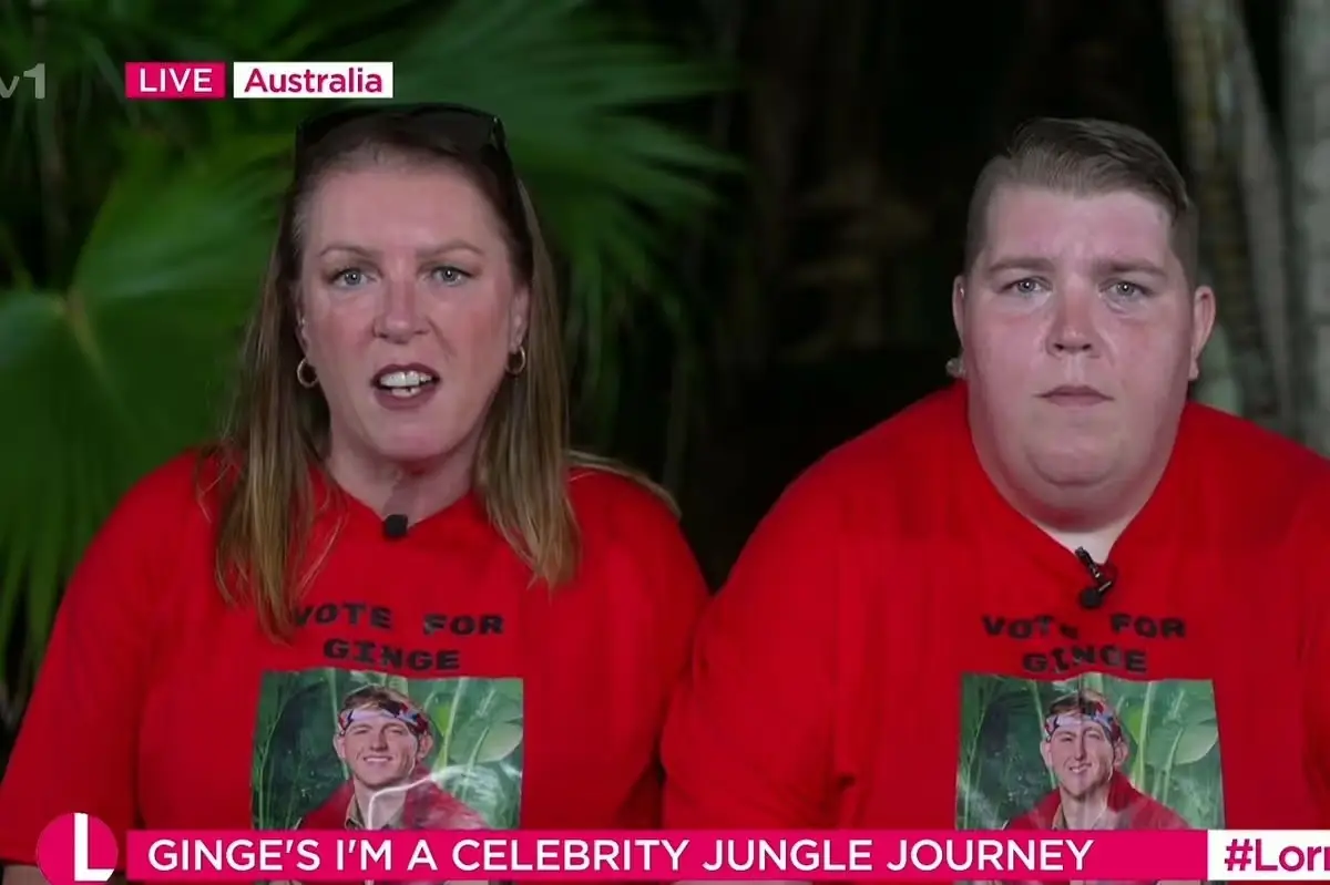 Angry Ginge was raised by his mum (left) alone (ITV)