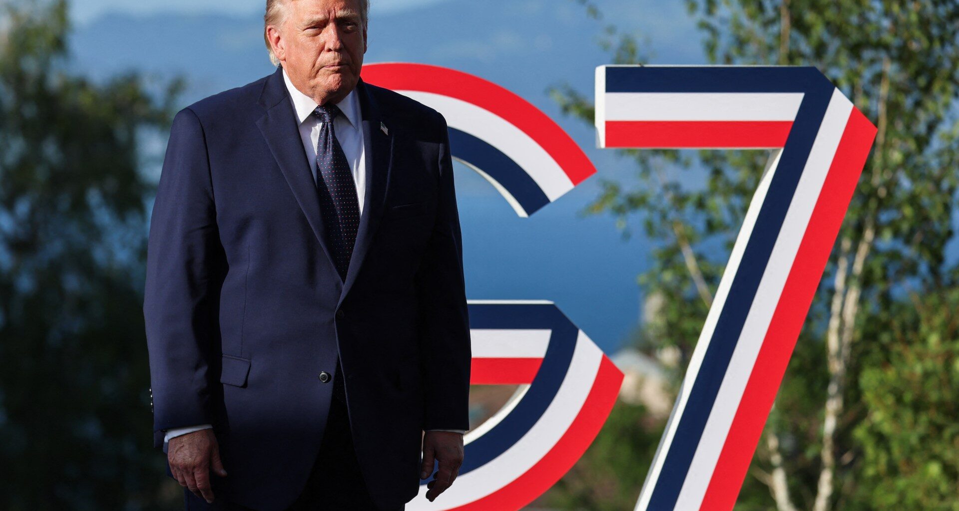 Trump touts Iran deal and Ukraine ambition as he arrives at G7 | News