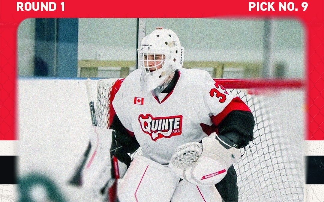 QRD grad 2nd goalie taken in priority selection