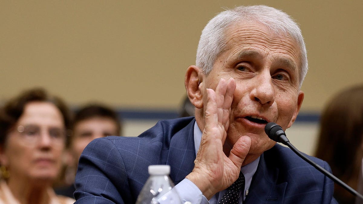 Dr. Anthony Fauci testifying before House Oversight and Accountability Committee in Washington, D.C.