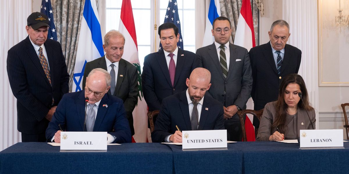 Israel and Lebanon sign framework agreement with US in 'first step' toward peace, Rubio says