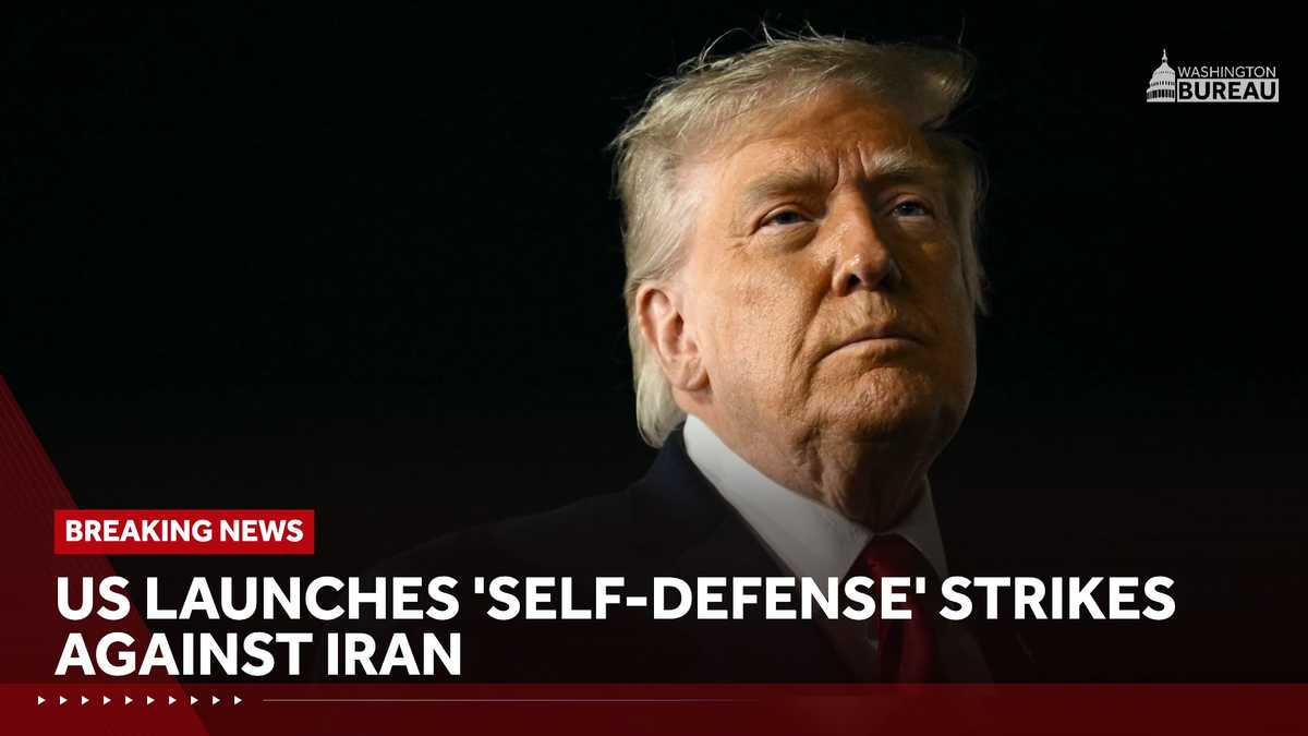 U.S. launched 'self-defense' strikes against Iran