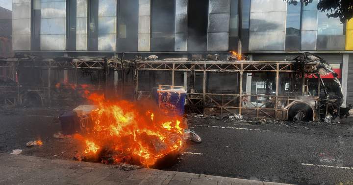 Belfast sees violent unrest after stabbing as victim’s family urges calm - National