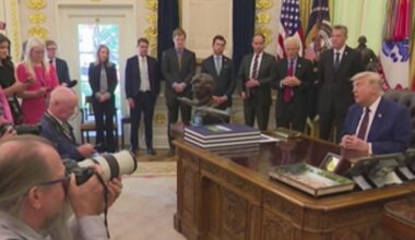 President Trump speaks about war with Iran