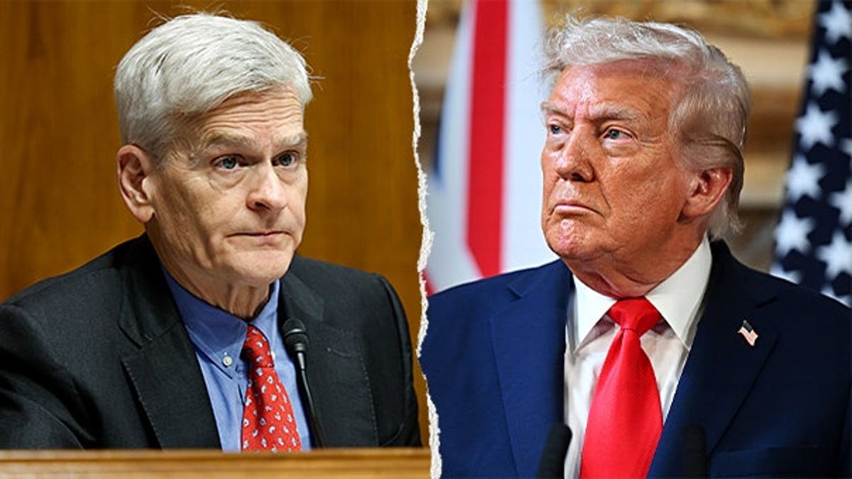 Split of Sen. Bill Cassidy and President Donald Trump