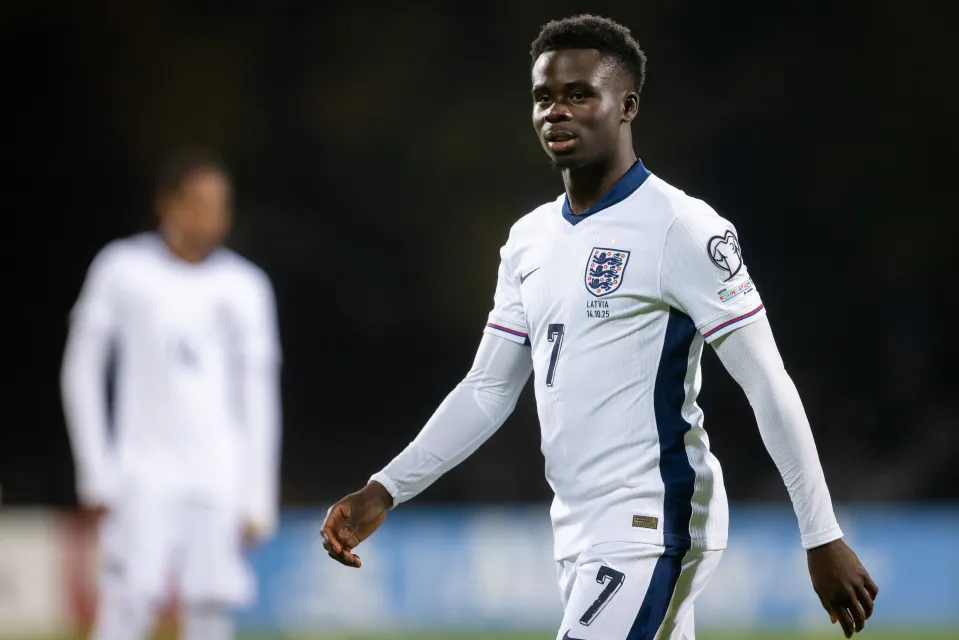 Bukayo Saka for England.