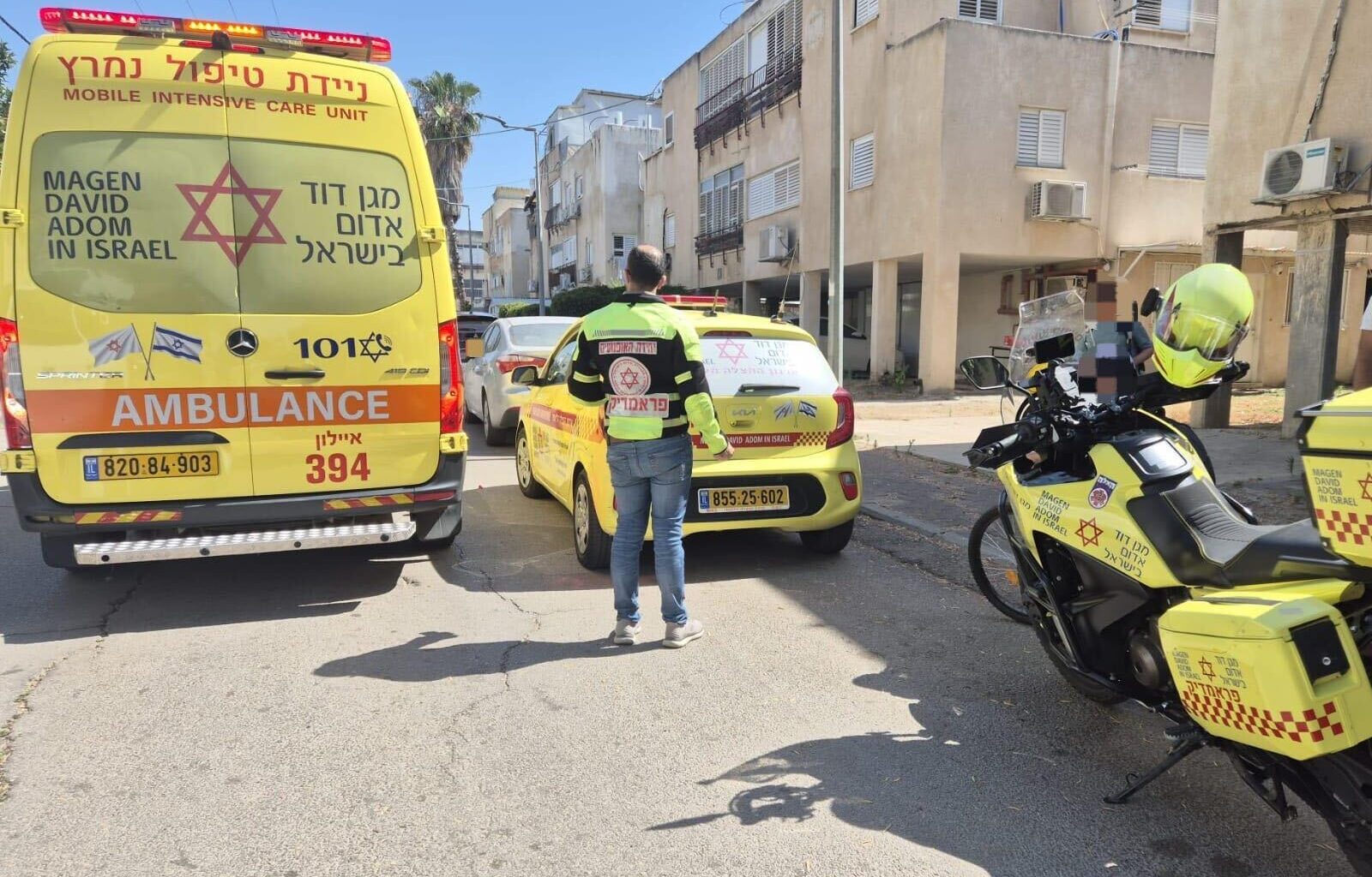 Baby in critical condition after being left in hot car in central Israel