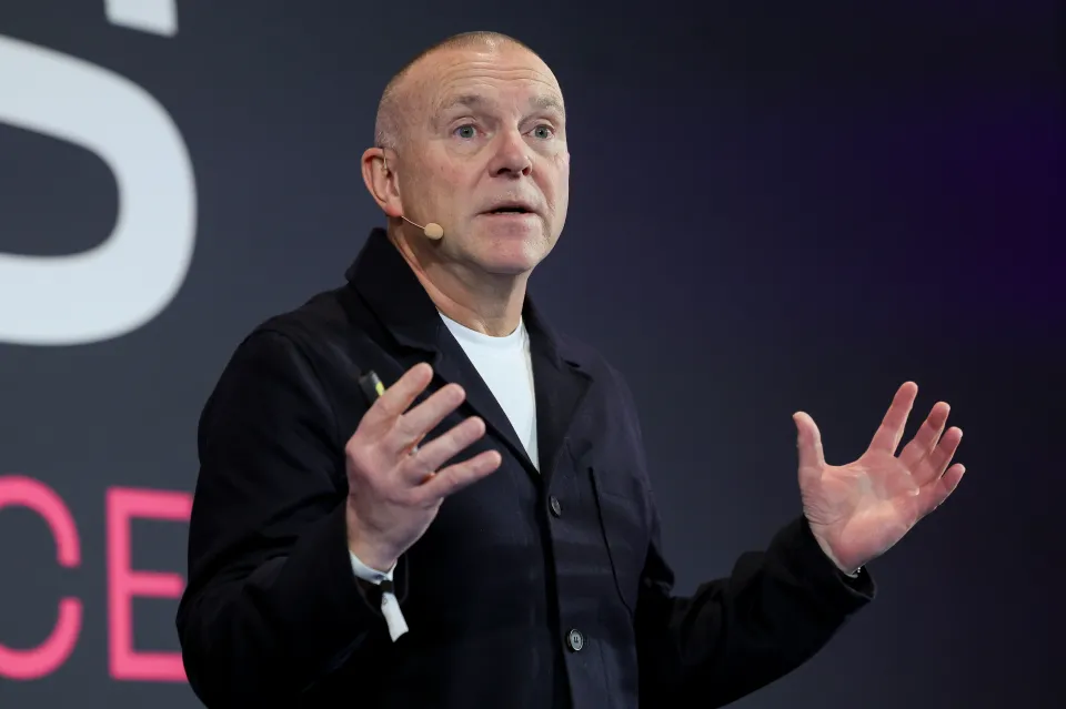 Brighton CEO Paul Barber at a conference