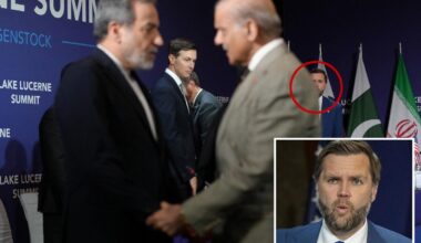 Iran brags that negotiators snubbed Vance during photo op at peace talks — here's what the video shows