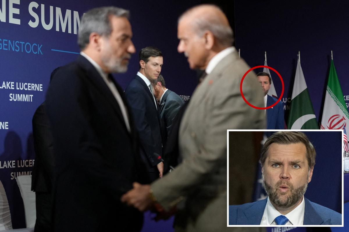 Iran brags that negotiators snubbed Vance during photo op at peace talks — here's what the video shows
