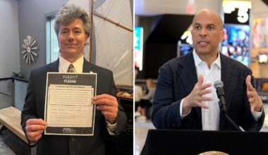 Cory Booker learns his GOP opponent in New Jersey Senate race 
