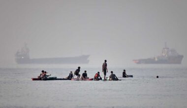 Sirens blare as Iranian missiles, drones head for Gulf neighbors