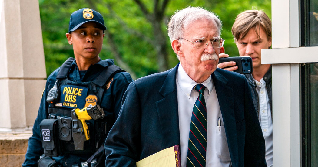 John Bolton, Former Trump Adviser, Pleads Guilty in Classified Information Case