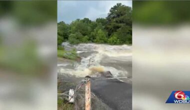 Flash flood emergency issued after Anchor Lake Dam fails