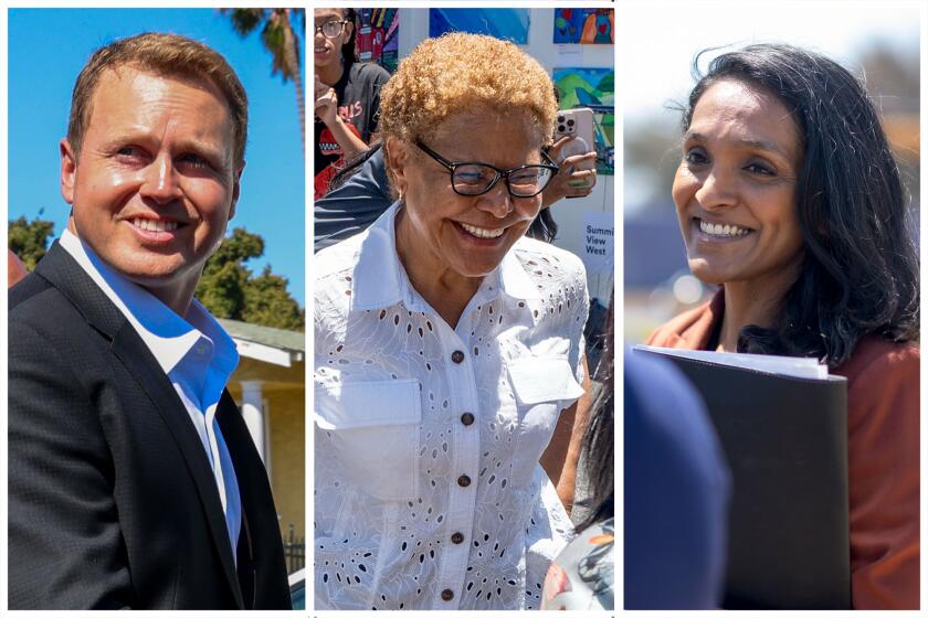 It's a fight to the finish in L.A.'s wild mayoral primary