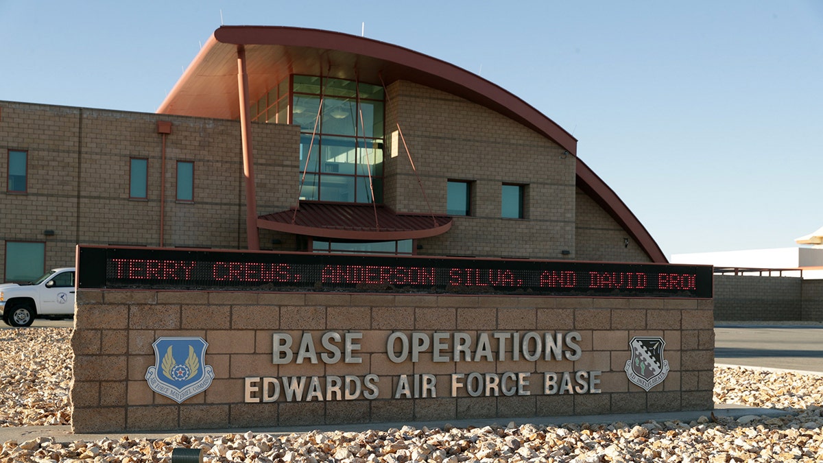 FILE - The crash happened shortly after takeoff at Edwards Air Force Base in California.