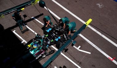 Aston Martin gives update on “random downshifts” after Fernando Alonso’s FP1 crash