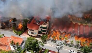 1 killed in large fire at luxury resort in Dominican Republic