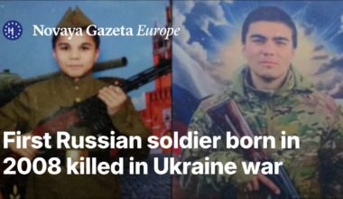 First Russian soldier born in 2008 killed in Ukraine war — Novaya Gazeta Europe