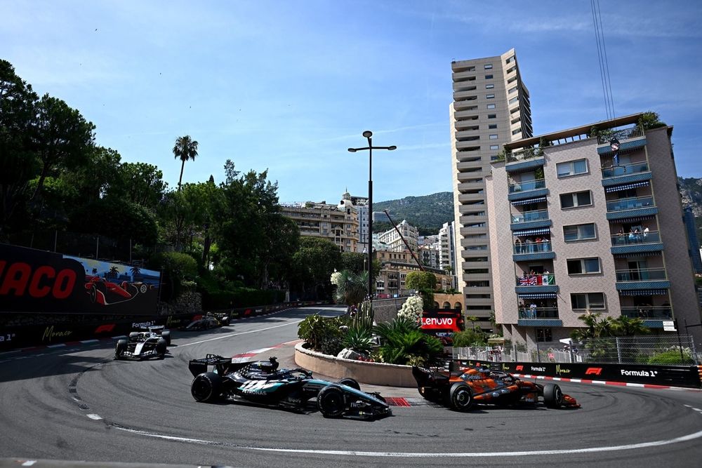 George Russell, Mercedes, Lando Norris, McLaren