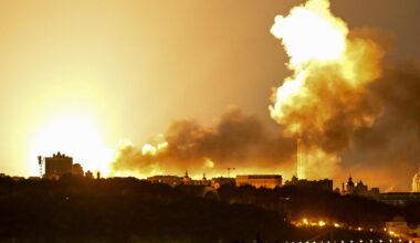Major Russian missile, drone attack on Ukraine kills at least 13, topples apartment building, officials say