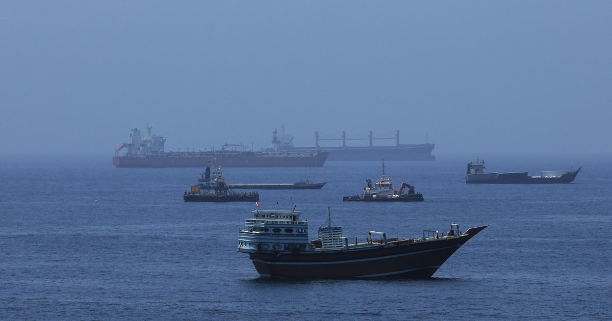 Commercial ships and oil tankers in Gulf of Oman ahead of Hormuz reopening