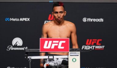 UFC Vegas 119 weigh-in results: 1 fighter misses weight by 3 pounds