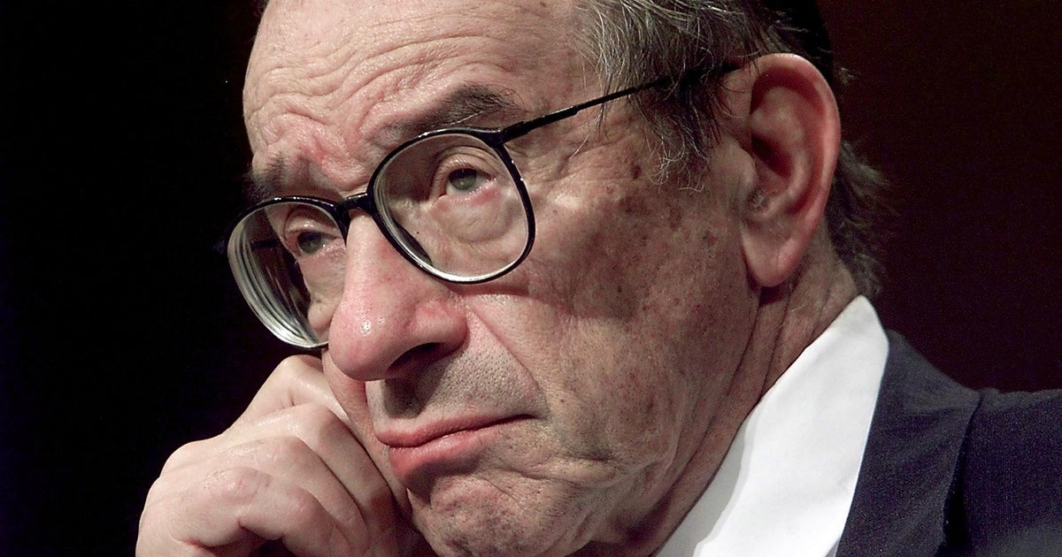 Then-Federal Reserve Chairman Alan Greenspan